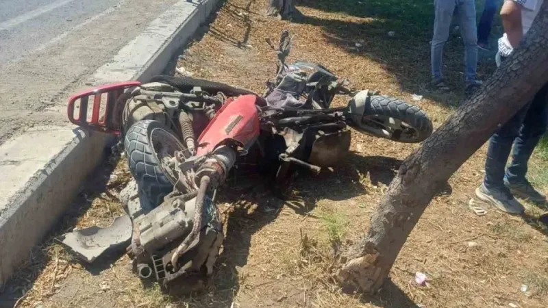 Tarsus Trafik Kazası Motosiklet Sürücüsü Duran Demircan Hayatını Kaybetti
